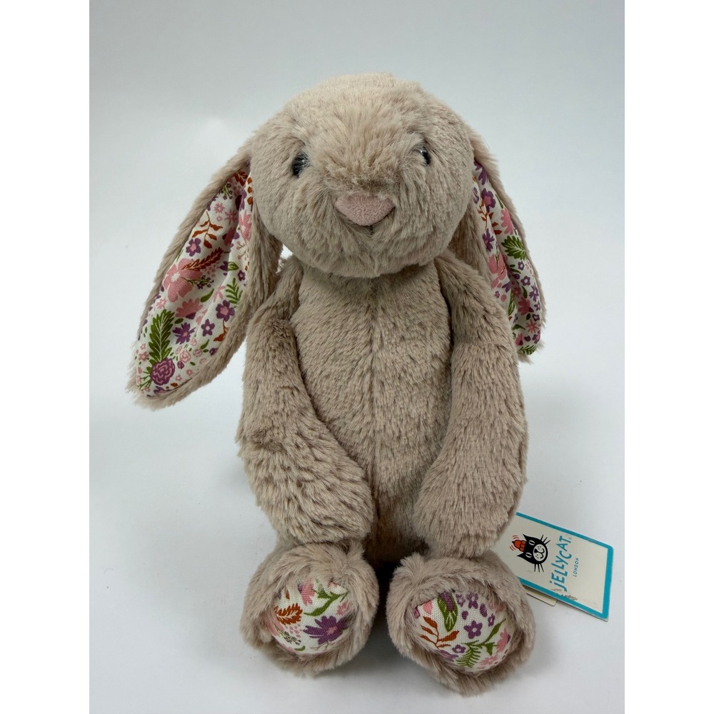 Jellycat Little Blossom Beige Bunny "Petal" - 7" Small Plush Rabbit NWT